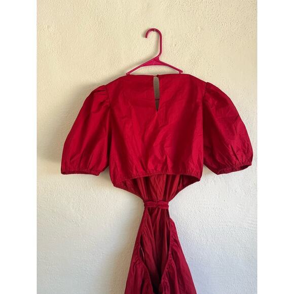 Anthropologie ENGLISH FACTORY Pleats with Cut-out Detail Mini Dress, Siz… - Picture 11 of 12